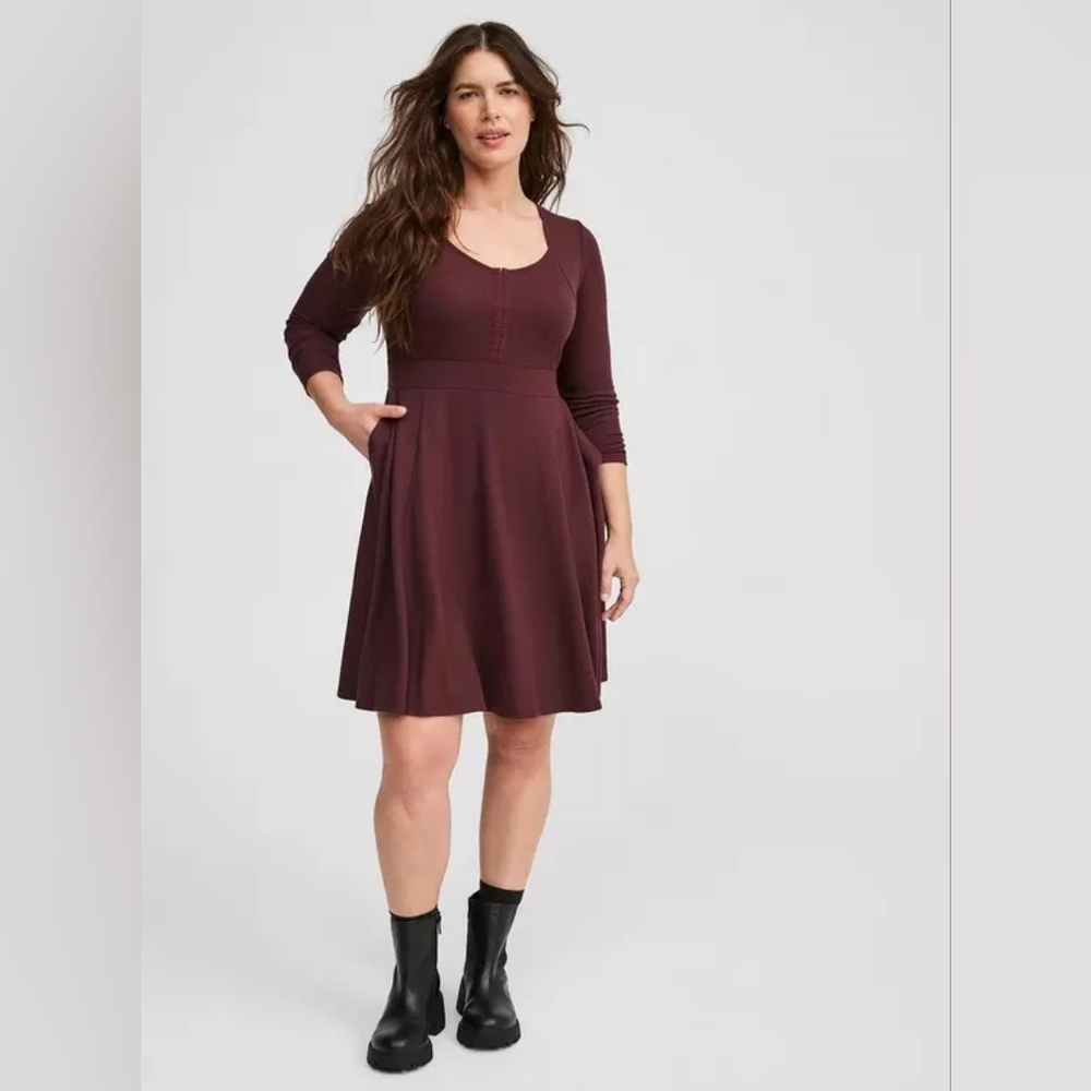 Mini Long Sleeve Skater Dress *Never Worn!*